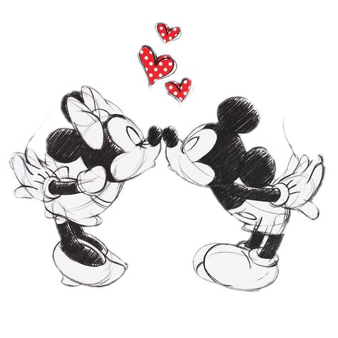 Mickey And Minnie Tattoos, Minnie Tattoo, Mickey Mouse Printables, Mickey Mouse Crafts, Minnie Mouse Drawing, Mickey And Minnie Kissing, Mickey Mouse Wallpaper Iphone, Mickey And Minnie Love, Mickey Mouse Images