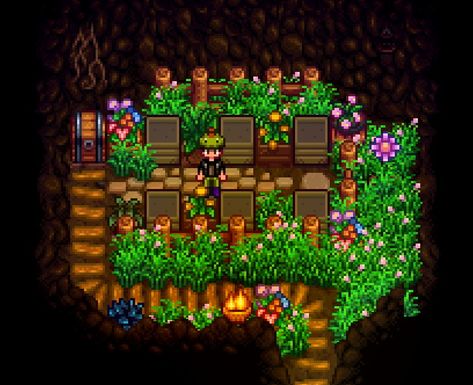 Stardew Valley Furnace, Mushroom Cave, Stardew Farms, Big Sheds, Attic Decor, Stardew Valley Layout, Stardew Valley Tips, Stardew Valley Farms, Valley Game