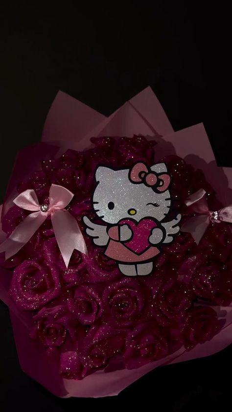 Hello Kitty Plush Bouquet, Hello Kitty Rose Bouquet, Hello Kitty Flowers Bouquet, Barbie Bouquet, Hello Kitty Flower Bouquet, Bouquet Hello Kitty, Sanrio Bouquet, Hello Kitty Bouquet, قلعة هاول المتحركة