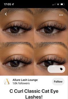 Eyelash Black Women, Eyelash Extensions On Black Women, Short Individual Lashes Black Women, Classic Cateye Extensions, Cateye Eyelashes Extensions Map, Natural Extensions Eyelashes, Wedding Lashes Extensions, Lash Extensions Natural Cat Eye, Classic Lash Extensions Styles Cat Eye