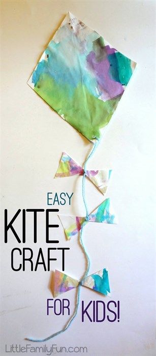 Fun and simple kite craft for kids. Once they're made, take them outside for their first test flight! Learn how to make them here: http://www.mpmschoolsupplies.com/ideas/7302/easy-spring-kite-craft/ Easy Kite Craft, Kite Craft For Kids, Kite Craft, Kites Craft, Kites For Kids, March Crafts, Children Crafts, Activities Ideas, Spring Preschool