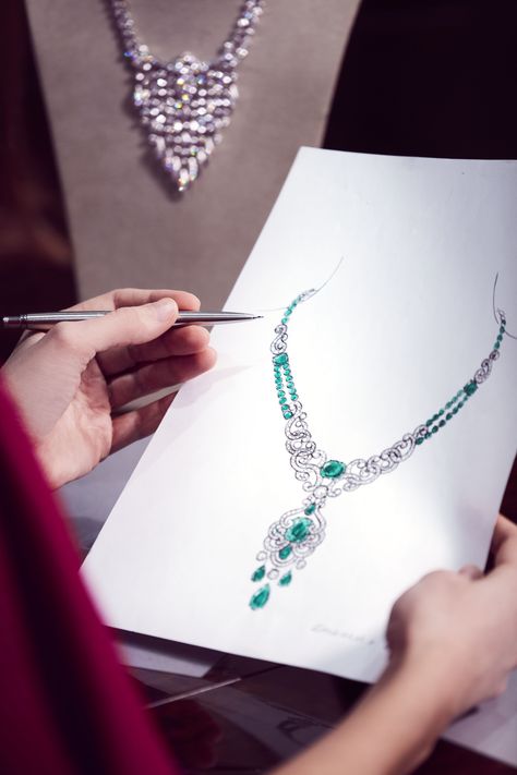 Bespoke consultation at House of Garrard. Jewellery Designs Sketches, Drawing Jewelry, Diamond Photography, Jewel Drawing, Jewelry Rendering, Pink Sapphire Earrings, Art Jewelry Design, Jewellery Design Sketches, High Fashion Jewelry