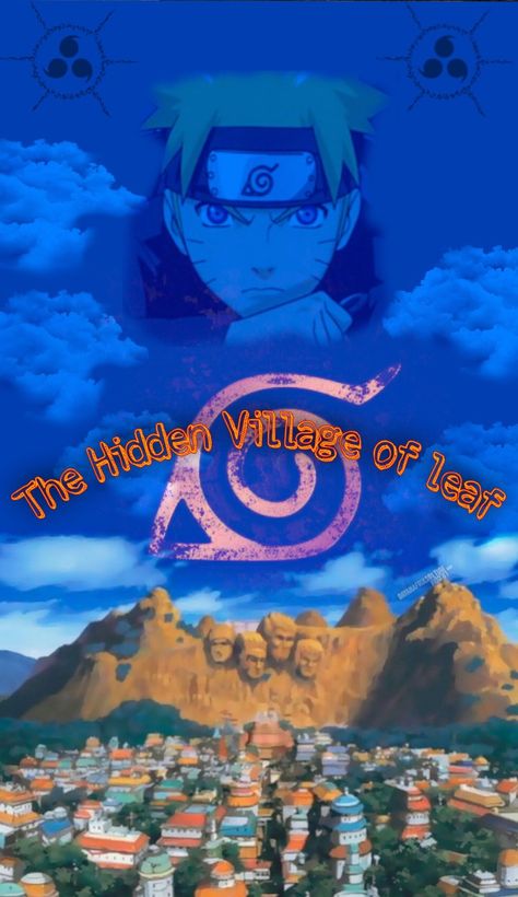 Naruto's the hidden village of leaf wallpaper edit, give credits before using and stealing 😁 I hope u like my edit 🤠 Leaf Village Wallpaper, Village Wallpaper, Hidden Village, Leaf Village, Mermaid Princess, Naruto Wallpaper, Leaf Wallpaper, Ariel, Blue Eyes