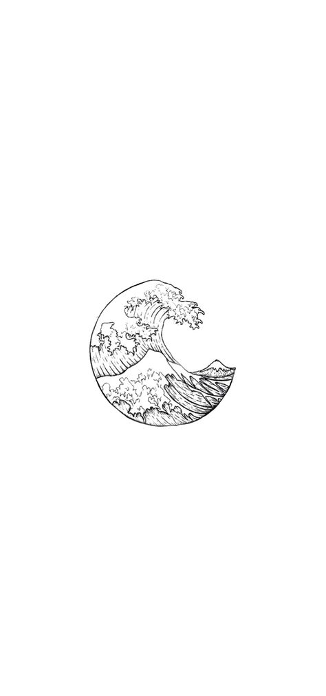 Waves wallpapers for iPhone White Ocean Wallpaper, Minimal White Wallpaper, Wave Wallpaper Aesthetic, White Lockscreen, Moon Cutout, Font Background, Wallpaper White, Waves Wallpaper, Rupi Kaur