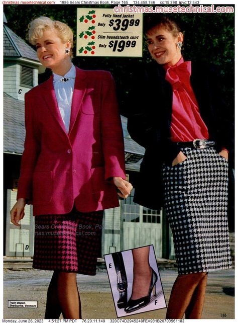 Sears Christmas Catalog, Fashion 1980s, 1980s Women, Fashion Ads, 1980's Fashion, 80’s Fashion, 80s Women, Period Clothing, Top Girls