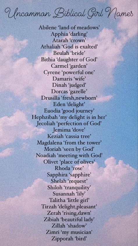 Biblical baby name list Bible Names For Girls, Catholic Baby Names, Biblical Names And Meanings, Catholic Names, Bible Baby Names, Biblical Girl Names, Character Charts, Bf Ideas, Religious Names