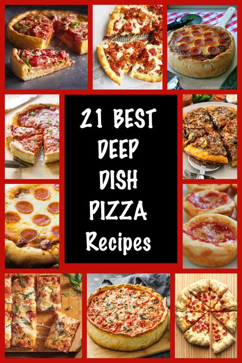 Deep Dish Pizza Dough Recipe, Deep Dish Pizza Crust, Deep Dish Pizza Casserole, Deep Dish Pizza Dough, Mini Cast Iron Skillet, Gluten Free Pizza Recipes, Chicago Style Deep Dish Pizza, Mini Cast Iron, Deep Dish Pizza Recipe