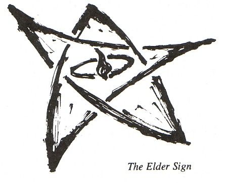 The elder sign by tallon.deviantart.com on @deviantART Elder Sign Tattoo, Elder Sign Lovecraft, Lovecraftian Tattoo, Cthulhu Symbol, Necronomicon Tattoo, Elder Sign, Cthulhu Tattoo, Lovecraft Art, Mountains Of Madness