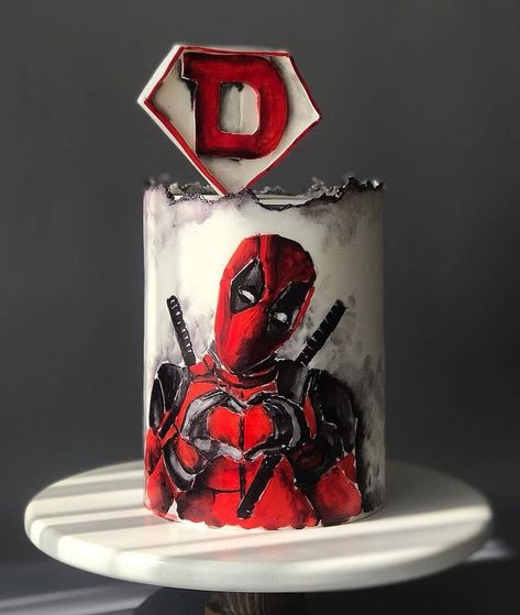 Deadpool And Wolverine Cake Ideas, Deadpool And Wolverine Cake, Deadpool Cake Ideas, Wolverine Cake, Deadpool Party, Deadpool Birthday, Marvel Birthday Cake, Deadpool Cake, Pool Cake