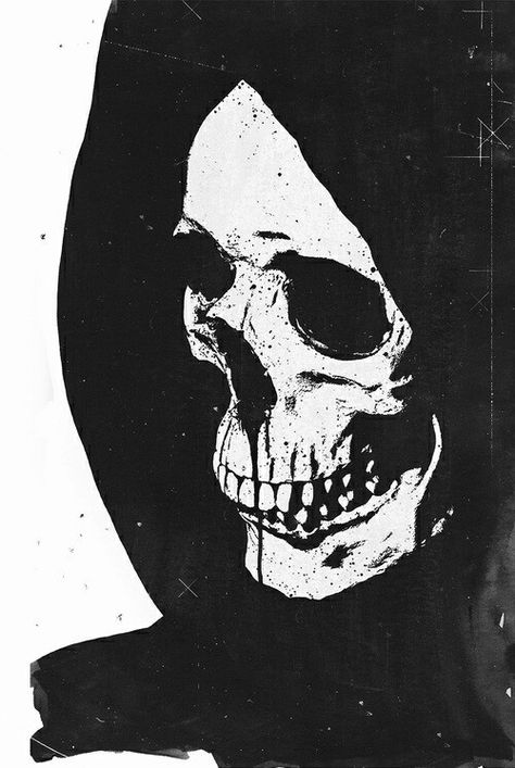 Creepy skull Aleister Crowley, Art Noir, Skeleton Art, 다크 판타지, Skull Wallpaper, Art Et Illustration, A Skull, Sleeve Tattoo, Grim Reaper