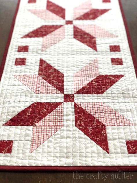 The Crafty Quilter - Quilting tips and inspiration Noel Quilt Pattern, The Crafty Quilter, Modern Christmas Table Runner, Table Runner Quilt Patterns Free, Quilt Table Runner Patterns Free, Christmas Table Toppers Free Pattern, Table Toppers Quilted Patterns Free, Christmas Quilted Table Runners Patterns, Christmas Quilt Blocks Free Pattern