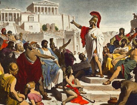 Breve historia de uno de los personajes históricos más importantes de la Historia de la antigua Grecia, Pericles. Mediante su carisma y su inteligencia política, consiguió gobernar Atenas durante treinta años, en el periodo de mayor esplendor de toda la Historia de Atenas. Athens And Sparta, Ancient Athens, Classical Greece, Istoria Artei, Greek Warrior, Arte Van Gogh, Greek History, The Orator, Historical Facts