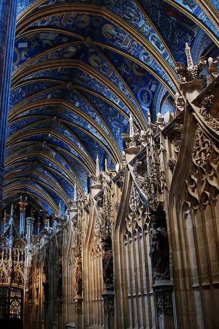 Albi France, Architecture Cool, Ravenclaw Aesthetic, France Style, Santa Cecilia, Chateau France, Cathedral Church, Places Of Worship, Church Architecture