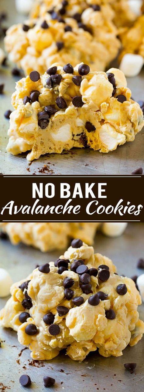 Avalanche Cookies Recipe | No Bake Cookie Recipe | Easy Cookie Recipe | Avalanche Bark #bark #avalanche #avalanchecookies #cookies #nobakecookies #nobake #dessert #dinneratthezoo Avalanche Bark, No Bake Cookie Recipe, Avalanche Cookies, No Bake Cookie, Easy No Bake Cookies, Easy Cookie Recipe, Holidays Recipes, Easy To Make Cookies, Xmas Baking