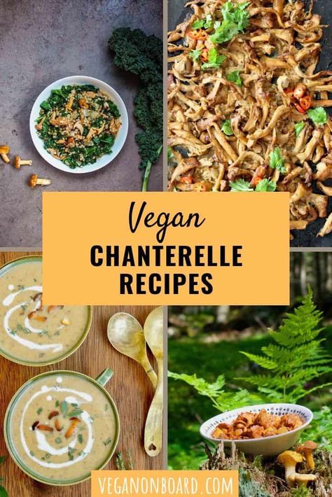 Chanterelle Mushroom Recipes Vegan, Wild Golden Chanterelles Recipe, Golden Chanterelle Recipes, Chanterelle Mushroom Recipes, Chanterelle Recipes, Mushroom Recipes Vegan, Wild Mushroom Recipes, Best Risotto, Chanterelle Mushrooms