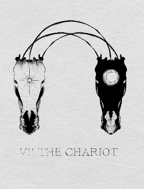 The Chariot Tarot Card, Chariot Tarot Card, Chariot Tarot, The Chariot Tarot, Tarot Tattoo, Tarot Card Tattoo, New Tattoo Designs, Daily Tarot, Card Tattoo