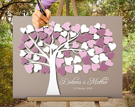 Guest Book: 7 idee per avere un ricordo originale da appendere in casa! | Matrimonio nelle Marche Guess Book, Wedding Memory Box, Wish Box, Wedding Tree, Personalized Wedding Guest Book, Rustic Wedding Guest Book, Baby Shower Guest Book, Baby Mickey, Wedding Guest Book Alternatives