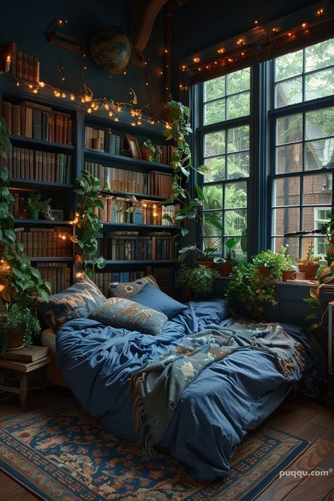 Dark Academia Bedroom Ideas for a Timeless Aesthetic - Puqqu Dark Academia Bedroom Aesthetic, Academia Aesthetic Bedroom, Fairytale Core, Academia Bedroom Ideas, Dark Academia Aesthetic Bedroom, Modern Dark Academia, Dark Academia House, Dark Academia Bedroom Ideas, Academia House