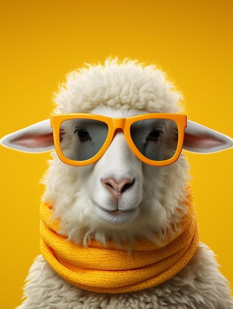 Funny Animal Portraits, Animals In Glasses, Animals Wearing Sunglasses, Animals Wearing Clothes, Zoo Portraits, Sheep Portrait, Juan Valdez, Funny Animal Faces, Marketing Banner