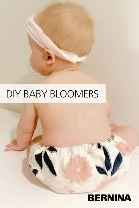 In this tutorial I am going to share a simple method to sew a reversible baby bloomer (diaper cover) using your own favorite pattern. I love to pair these little bloomers with my favorite reversible sundress (of course!) Twice the wearability options without twice the work! Who wouldn’t want that? Baby Bloomers Pattern Free, Baby Bloomers Pattern, Diaper Cover Pattern, Sew Baby, Sewing Baby Clothes, Sewing Elastic, Baby Bubble, Baby Bloomers, Baby Crafts