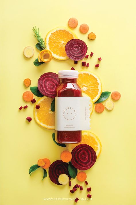 Roselane Cafe on Behance Fruit Juice Brands, Design Studio Branding, Stationery Logo, Juice Branding, Studio Branding, Beauty Products Photography, Print Media, Restaurant Branding, Creative Packaging