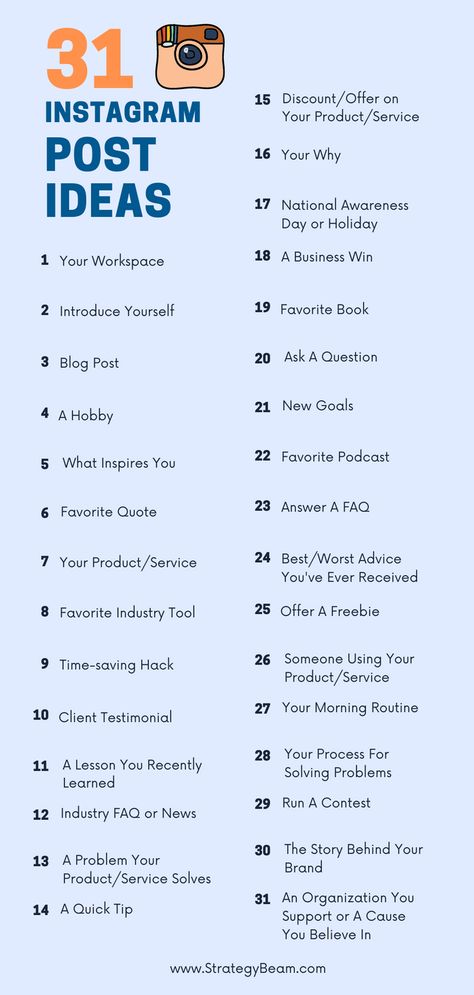 It can be time-consuming to think of what to post on Instagram. That's why we created this list of 31 instagram post ideas to save you time. #Instagram #SocialMedia #PostIdeas How To Curate Your Instagram, Best Times To Post On Instagram 2023, Instagram Written Post, Instagram Post Types, How To Create Instagram Posts, About Me Instagram Post Ideas, 1st Instagram Post Ideas, Introduce Yourself Instagram Post, Instagram Topic Ideas