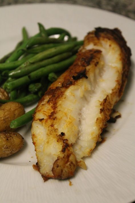 Simple.  Quick.  Delicious.     <Preheat oven to 475>   You will need:  2 Monkfish fillets (around 1/2 pound each)  Paprika  Dijon mustard... Baked Monkfish Recipes, How To Cook Monkfish, Monkfish Recipe, Poor Man's Lobster, Monkfish Recipes, Baked Lobster, Monk Fish, Homemade Gourmet, Blue Catfish