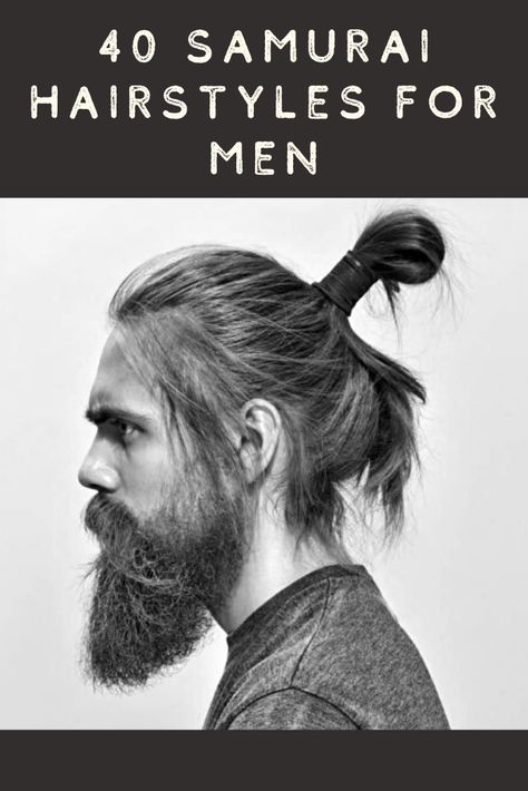 Acquire a warrior-like esque with a hairstyle dating all the way back to 794 A.D. Sure, it’s a long time ago however the truth is, Samurai were quite fashion-forward.Chances are when you think or even see the samurai top knot today, most likely you’re going to think of things like the man bun, or its newly formed buzz words like the bro bun or hipster bun. #nextluxury #hairstylesformen #menshairstyles #menshaircut Top Knot Men Undercut, Samurai Bun Men, Samurai Top Knot, Top Knot Bun How To, Samurai Hairstyle Men, Men Long Hair Bun, Long Hair Receding Hairline, Samurai Hairstyle, Men Long Hairstyles