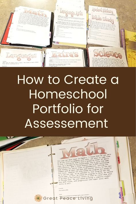 No Curriculum Homeschool, Homeschool Portfolio Ideas, Homeschool Student Checklist, Homeschool Portfolio Examples, Planning Homeschool Year, Homeschool Assignment Checklist, Homeschool Assessments, Homeschool Portfolio, Teacher Preparation