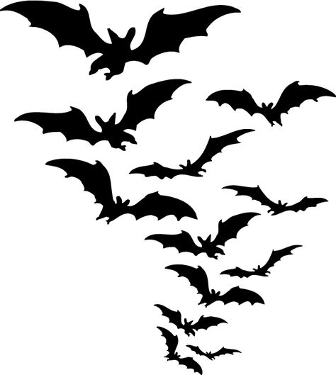 Halloween Clipart Bat Clip Art, Bats Tattoo Design, Bat Silhouette, Bat Flying, Batman Tattoo, Bat Art, Bat Tattoo, Halloween Clips, Silhouette Tattoos