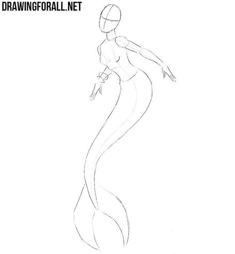 Draw A Mermaid, Mermaid Sketch, ليلو وستيتش, Mermaid Pose, Famous Characters, Computer Virus, Mermaid Drawings, Black Mermaid, Free Worksheets