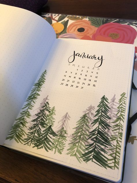 Bullet Journal Work, January Bullet Journal, Bullet Journal Ideas Templates, Creating A Bullet Journal, Bullet Journal Mood Tracker Ideas, Bullet Journal Paper, Bulletin Journal Ideas, Bullet Planner, Bullet Journal Mood