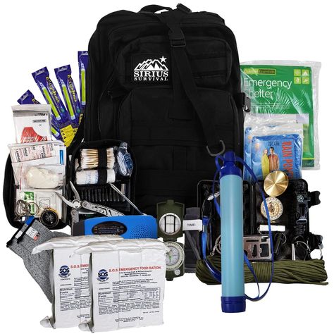 Prepare your family for any emergency with the Vital 72 Hour Emergency Survival Kit. ClickHere: https://tripletoutdoors.com/products/vital-72-hour-emergency-survival-kit-for-family-be-prepared-for-hurricanes-floods-tornadoes-or-other-disasters-72-hours-of-food-water-for-2-per-bag This comprehensive kit includes essential supplies to sustain your family for 72 hours in the event of a disaster or crisis. From food and water to first aid and communication tools, we've got you covered. Don't w... Backpack Survival Kit, Travel Survival Kit, Survival Backpack, Emergency Survival Kit, Emergency Preparedness Kit, Emergency Bag, Thermal Blanket, Mini Flashlights, Emergency Shelter