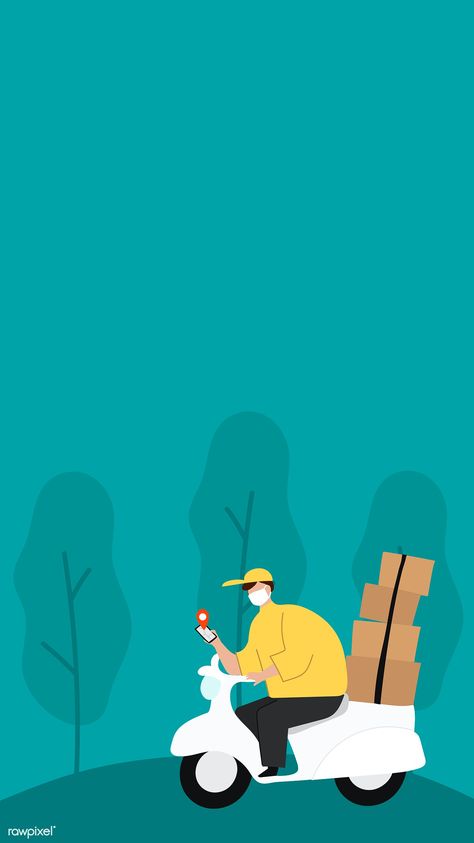 Parcel Delivery Aesthetic, Delivery Boy, Yellow Sign, App Background, Parcel Box, Social Templates, Learning Graphic Design, Boys Wallpaper, Cute Stories