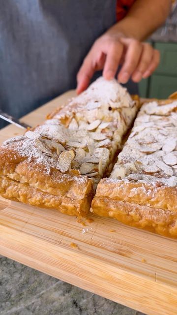 Giant Almond Croissant Nyt, Giant Almond Croissant, Giant Croissant, Cabin Food, Almond Pastry, Almond Croissant, Croissant Recipe, Nyt Cooking, Gluten Free Sweets