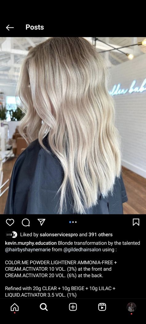 Creamy Blonde Shades Eq Formula, Kevin Murphy Toner Formulas, Medium Blonde Toner Formula, Kevin Murphy Formulas, Buttery Blonde Redken Shades Eq Formula, Kevin Murphy Color Me Formulas, Buttery Blonde Redken Formula, Hair Stylist Tips, Redken Shades