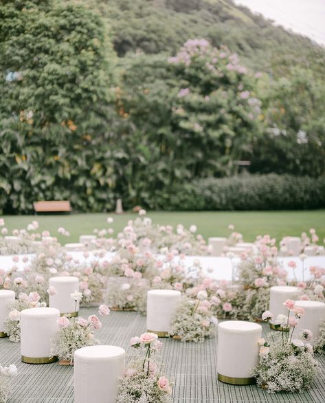 Sit back and Enjoy the wedding ceremony❤️ What do you think to have this special & cozy guest sitting arrangement instead of the standard theatre setting in your wedding ceremony? Throwback to the romantic garden wedding @HongKongCountry Club⁠ ⁠ Photo: @jennytong_photography⁠ Decoration: @freeconcept_hk⁠ Ghost Chairs Wedding Ceremony, Unique Ceremony Seating, Ghost Chair Wedding, Wedding Ceremony Seating, Sitting Arrangement, Photography Decoration, Wedding Setup, Ceremony Chairs, Indoor Wedding Ceremonies