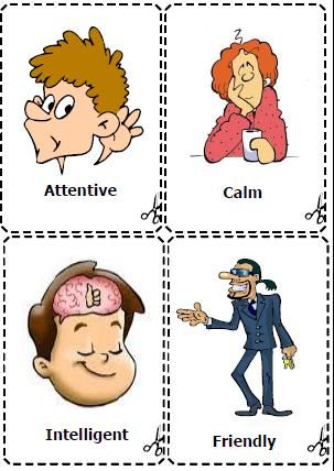 Personality Adjectives Flashcards Character Adjectives, Adjectives Flashcards, Adjectives To Describe Personality, Personality Adjectives, Common Adjectives, English Adjectives, English For Beginners, Human Personality, Conversation Cards