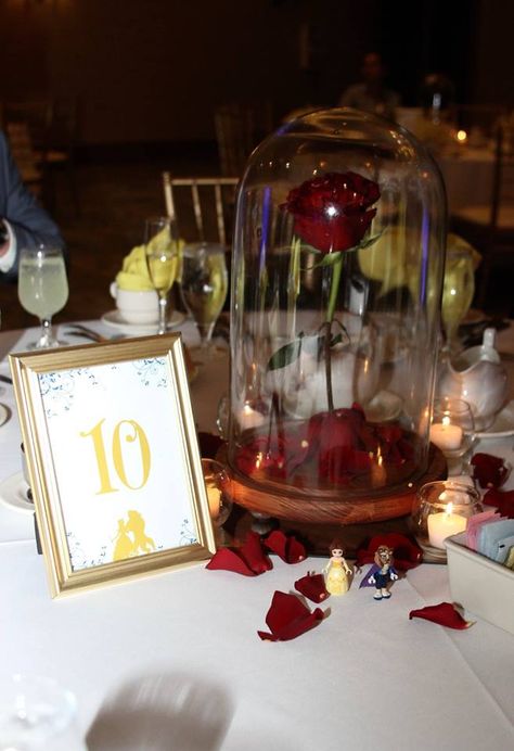 Beauty And The Beast Table, Beauty And The Beast Centerpiece, Beauty And The Beast Quince, Quinceanera Centerpieces, Beauty And Beast Wedding, Wedding Disney, Beauty And The Beast Theme, Quinceanera Planning, Disney Bridal Showers