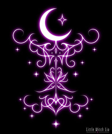 Dark Magic Design, Witchcraft Sigils, Cool Tattoos With Meaning, Galaxy Oc, Lia Instagram, Art Witchcraft, Witch Symbols, Mystical Tattoos, Cool Symbols