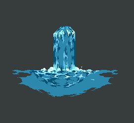 Pixel Art Water Tutorial, Waterfall Pixel Art, Pixel Art Waterfall, Water Pixel Art, Pixel Water, Dots Game, Fall Drawings, Jason Lee, Pixel Art Background