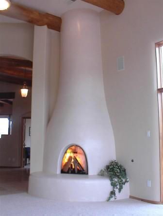 Southwest Kiva - Prefabricated Kiva Fireplaces Adobe Fireplace, Tv Camino, Corner Gas Fireplace, Kiva Fireplace, Fireplace Mantel Designs, Fireplace Kits, Mantel Design, Adobe House, Cob House