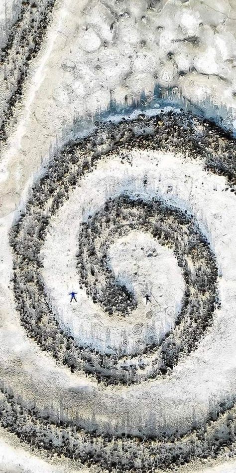 Spiral Jetty Utah, Spiral Jetty, Robert Smithson, Visit Utah, The Spiral, Gcse Art, Winter Break, Art Trends, Land Art