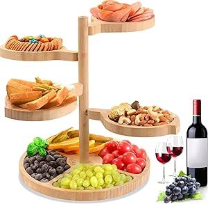 Lazy Susan Serving Tray, Cheese Board Gift Set, Boards Charcuterie, Wood Serving Platter, Cheeseboard Gift, Charcuterie Gifts, Cheese Board Set, Tiered Serving Trays, Charcuterie Cheese