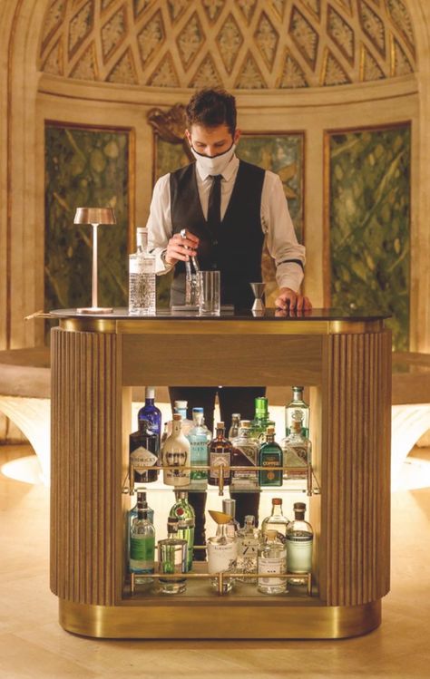 Bar Service Station, Freestanding Bar, Free Standing Bar, Persian Restaurant, Coin Bar, Secret Bar, Bar Trolley, Classical Furniture, Portable Bar