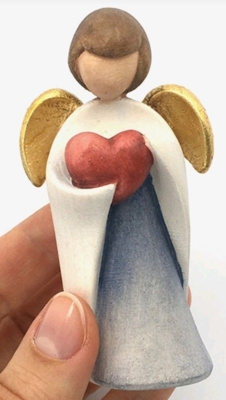 Angel Clay, Angel Art Dolls, Angel Ceramic, Clay Angel, Pottery Angels, Clay Christmas Decorations, Ceramic Christmas Decorations, Willow Tree Figurines, Polymer Clay Flower Jewelry