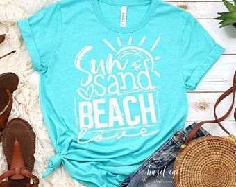 Pool Shirts, Beach Tshirt, Summer Apparel, Pot Crafts, Beach Tee, White Heat, Screen Printing Shirts, Squad Shirt, Beach Lover