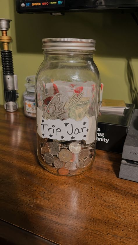 Saving Jar, Money Saving Jar, Money Jar, Bucket Ideas, Savings Jar, Money Jars, Saving Challenge, Money Saving Challenge, Savings Challenge