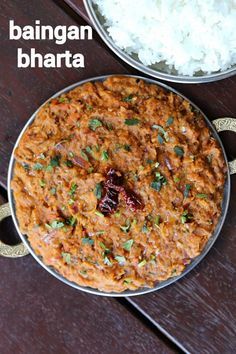 baingan bharta recipe | baingan ka bharta | smoky eggplant stir fry mash with step by step photo and video recipe. indian cuisine has a myriad curry recipes made with different types of vegetables and ingredients. to add to the permutation, the same vegetables can be used to make different curries by adopting different cooking techniques. one such simple and easy smoky flavored mash recipe is baingan bharta recipe. Spicy Gravy Recipes, Baingan Bharta Recipe, Eggplant Stir Fry, Bharta Recipe, Baingan Bharta, Hebbar's Kitchen, Veg Curry, Mash Recipe, Different Types Of Vegetables