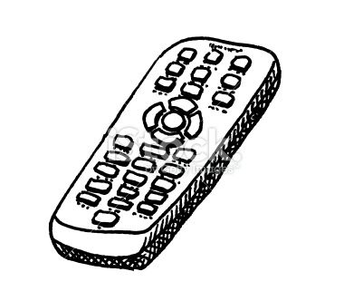 Tv Remote Drawing, Remote Control Drawing, Remote Illustration, Remote Drawing, Tv Sketch, Inktober 2024, Coffee Bars, Free Clipart Images, Family Drawing